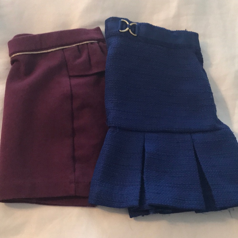 2 Janie and jack skirts. Well loved